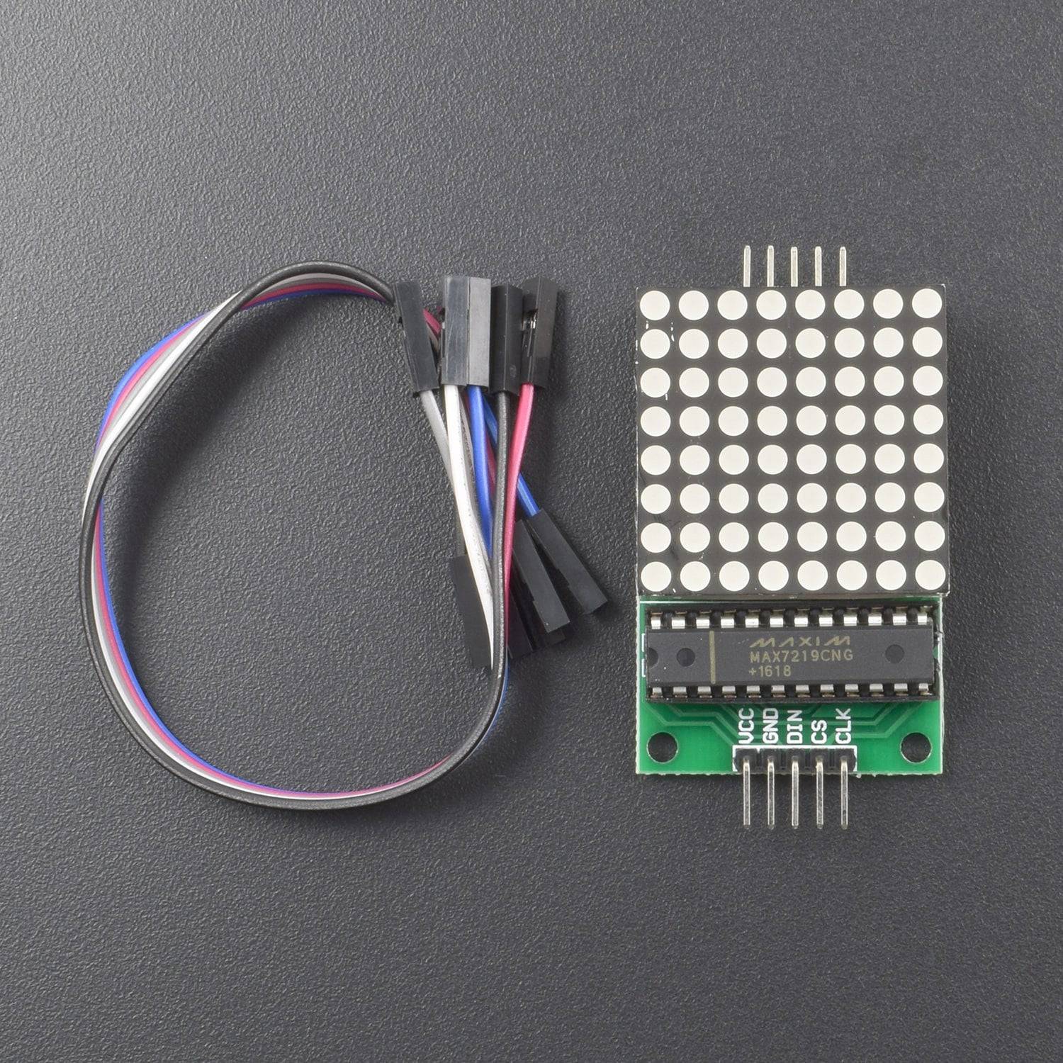 MAX7219 MAX7219EWG Dot matrix module MCU control – REES52