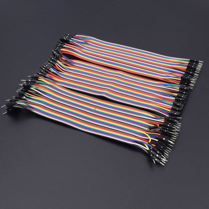 120 Pieces Jumper Wire Set 40 Male to Male + 40 Male to Female + 40 Female to Female Wires - LD996 - REES52