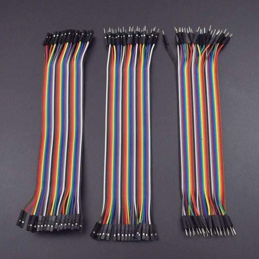 90 Pieces Jumper Wire, 30 Male to Male + 30 Female to Female + 30 Male to Female - LD995 - REES52