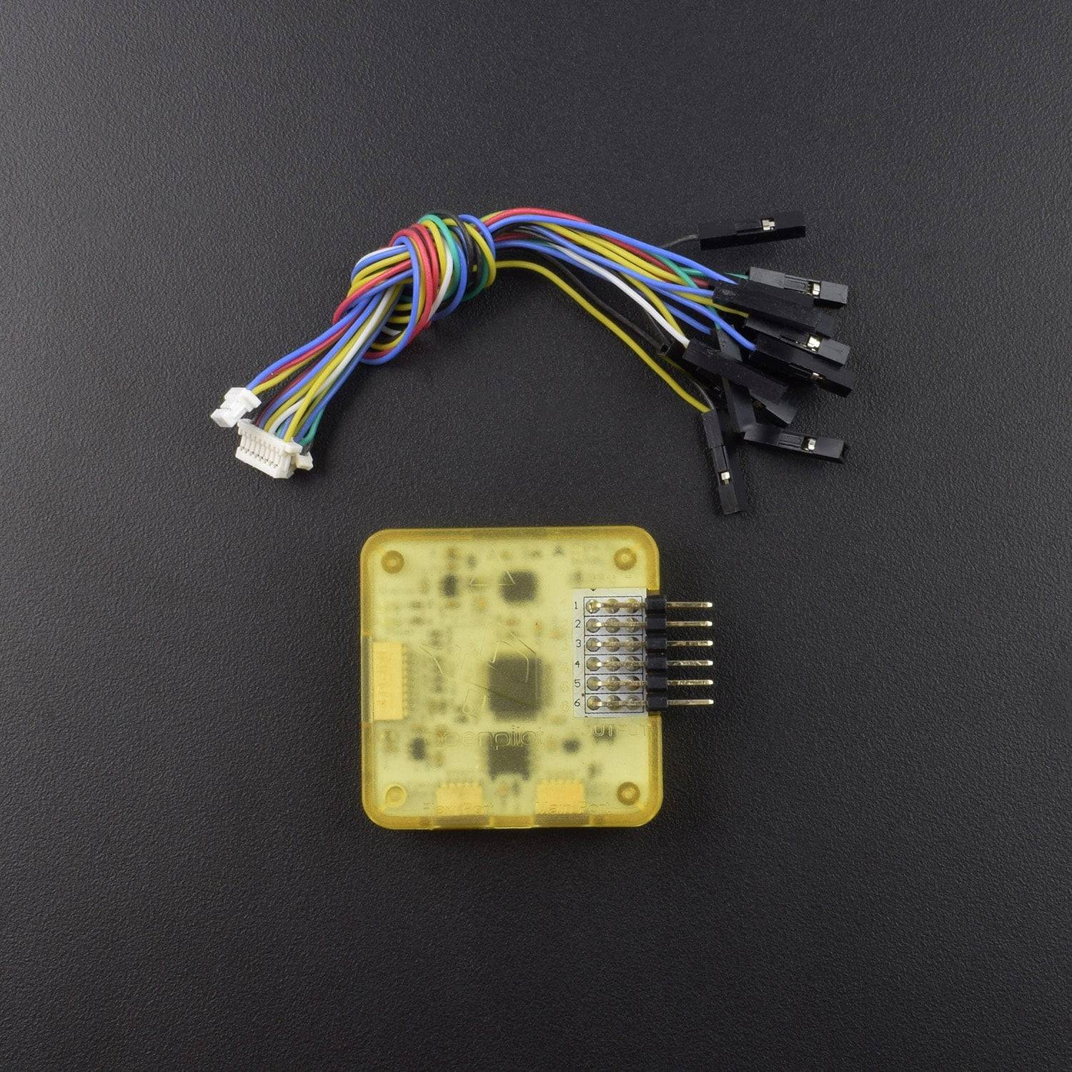 HORIZONTAL Bent Pin CC3D Open Source Flight Controller 32 Bits Processor for  QAV250 FPV250 with Protect Yellow Box -QR005 - REES52