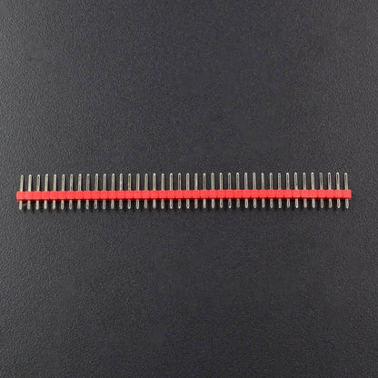 40 Pin Red Male Header With 2.54mm Spacing - RC111 - REES52