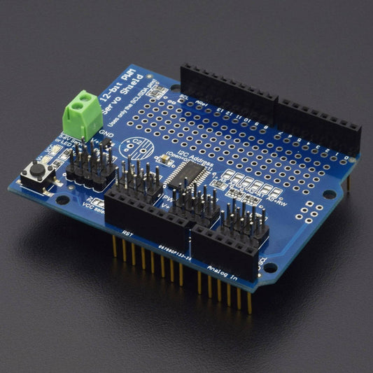 Servo Driver Module Shield 16 Channel 12-bit PWM I2C interface PCA9685 - AA174 - REES52