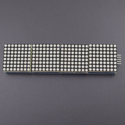 MAX7219 Dot Matrix Module For Arduino Microcontroller 4 In 1 Display with 5pin Line - RS237 - REES52