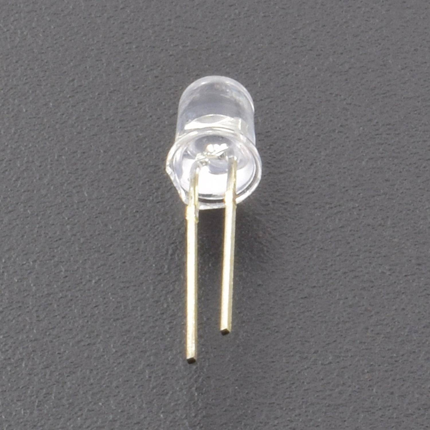 5mm LED Light Emitting Diode Highlight Blue Transparent Body (5Pcs ) - LD004 - REES52