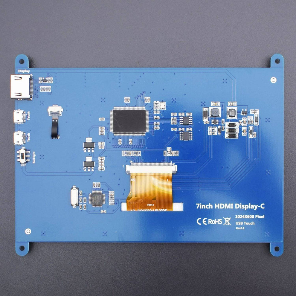 7 inch 1024x600 HD Screen Touch Function HDMI TFT LCD – REES52