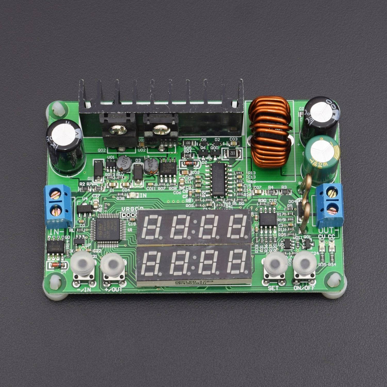 Numerical Control Voltage Regulator DC 6-40V to 0-32V 5A Buck Converter, 24V 12V to 5V Constant Voltage Current Step Down- RS708 - REES52