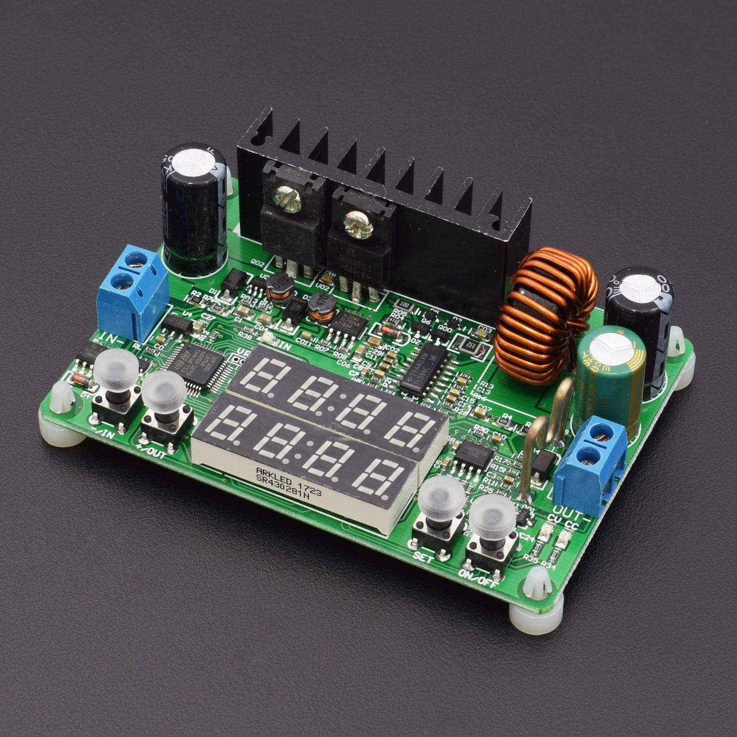 Numerical Control Voltage Regulator DC 6-40V to 0-32V 5A Buck Converter, 24V 12V to 5V Constant Voltage Current Step Down- RS708 - REES52