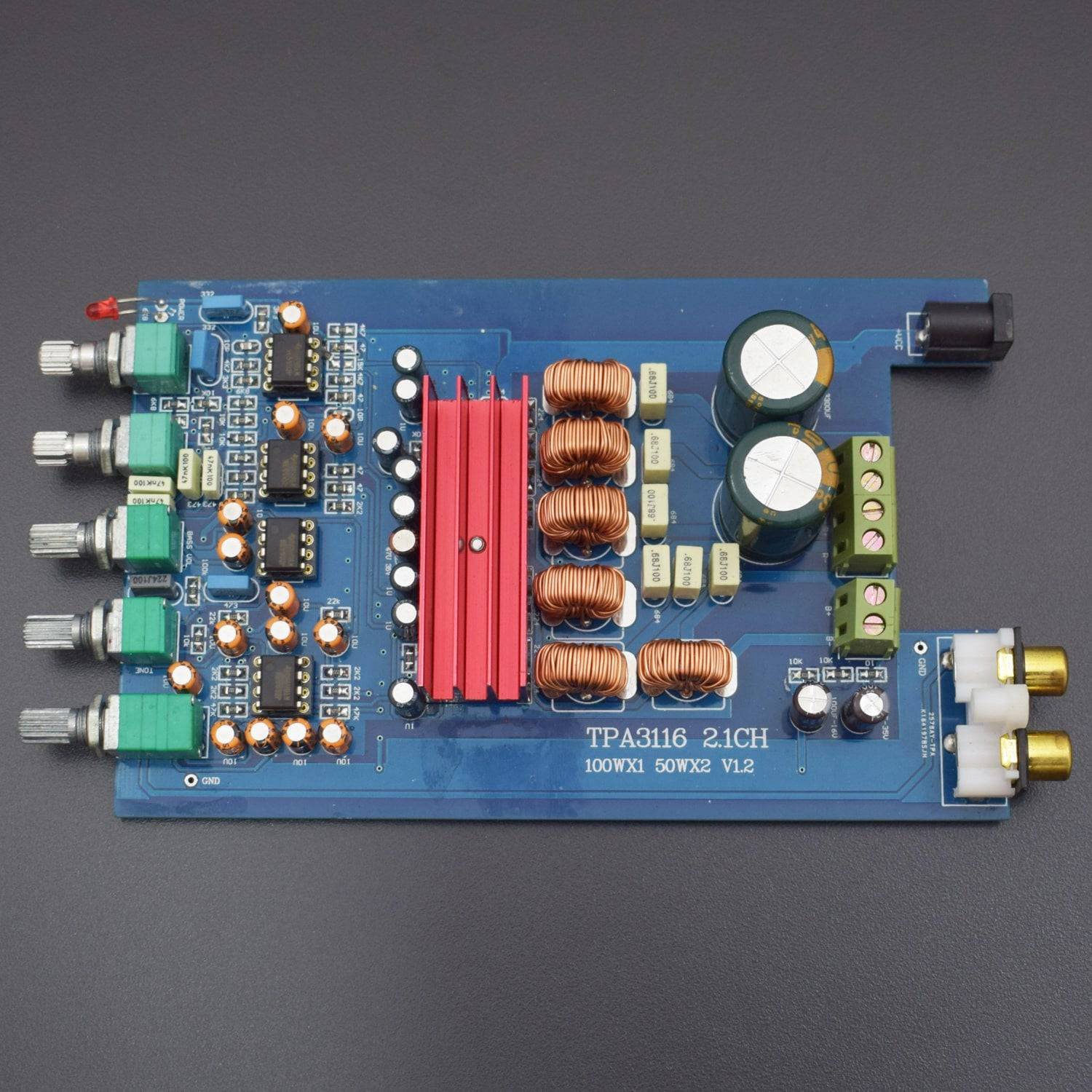 DollaTek 100W Mini amplificateur de Puissance pour subwoofer TPA3116D2 DollaTek 100W Mini amplificateur de Puissance pour subwoofer TPA3116D2