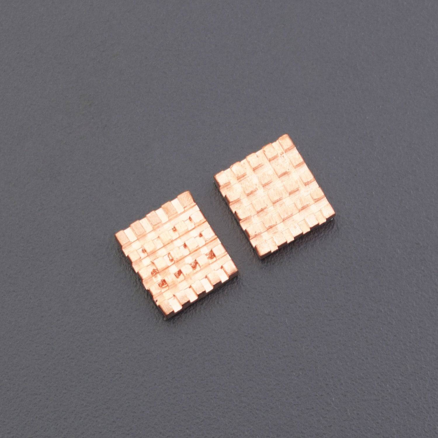 Solid Copper Heat Sink Cooling Heat sink Set With Adhesive for Raspberry Pi 2/3 Model - RS179 - REES52