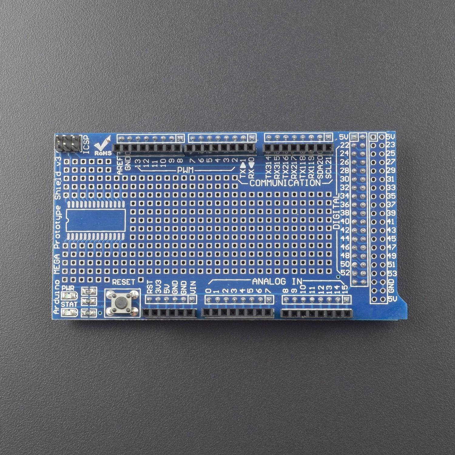 Arduino Mega Prototype Shield V3 Expansion Board With  Mini Breadboard -AA035 - REES52