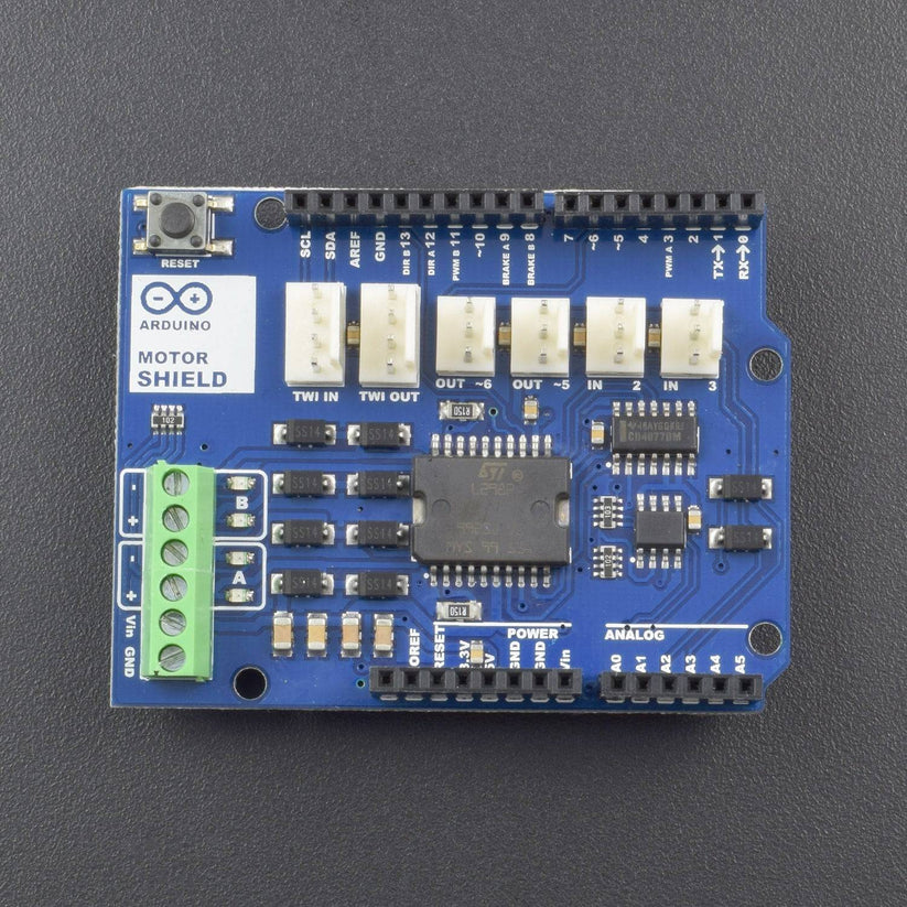Drive Unit Shield L298P Motor Driver Module H-bridge Drive Shield – REES52