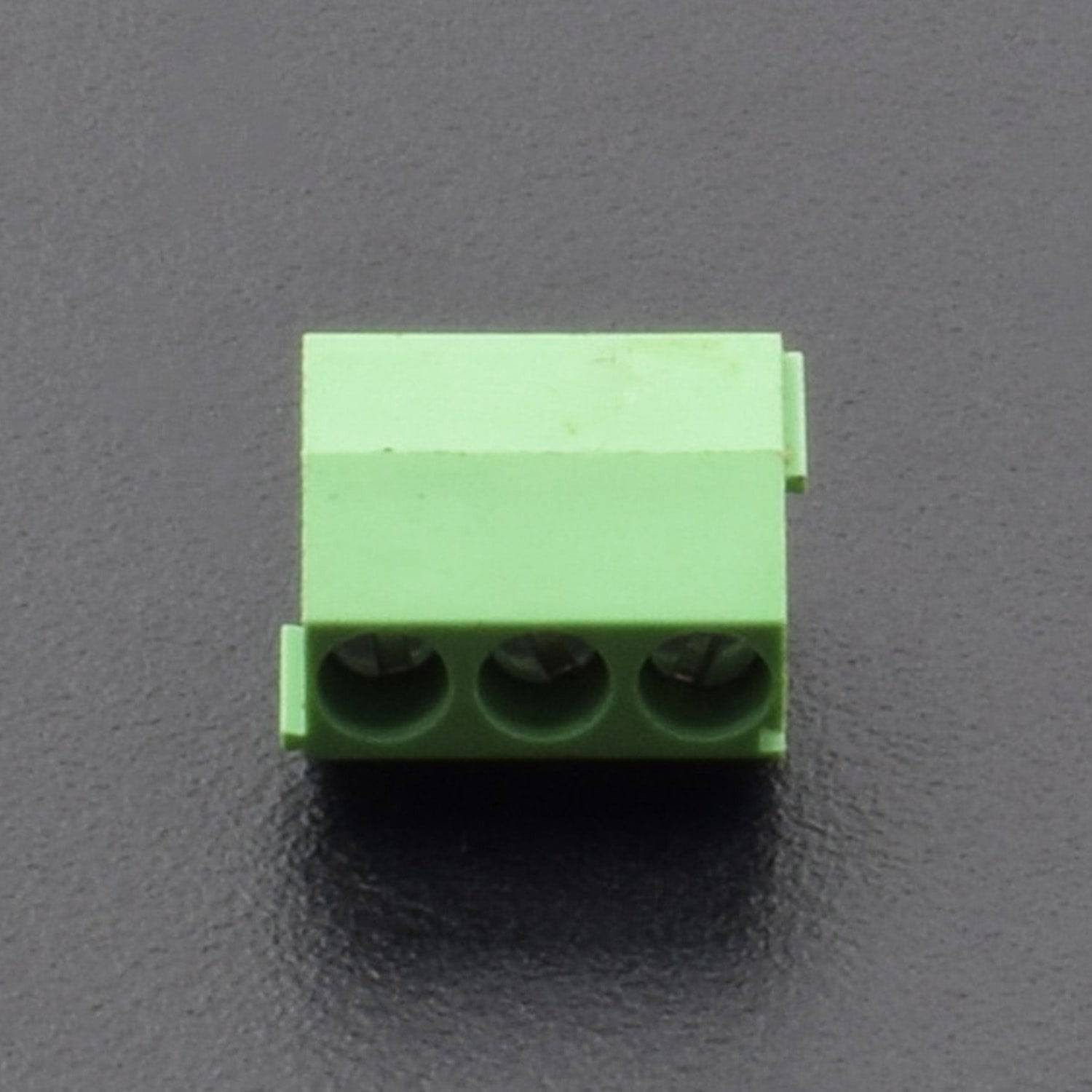 Screw Terminal Block Connector 3.5mm 3 Pin Way Green Pluggable Type - AC064 - REES52