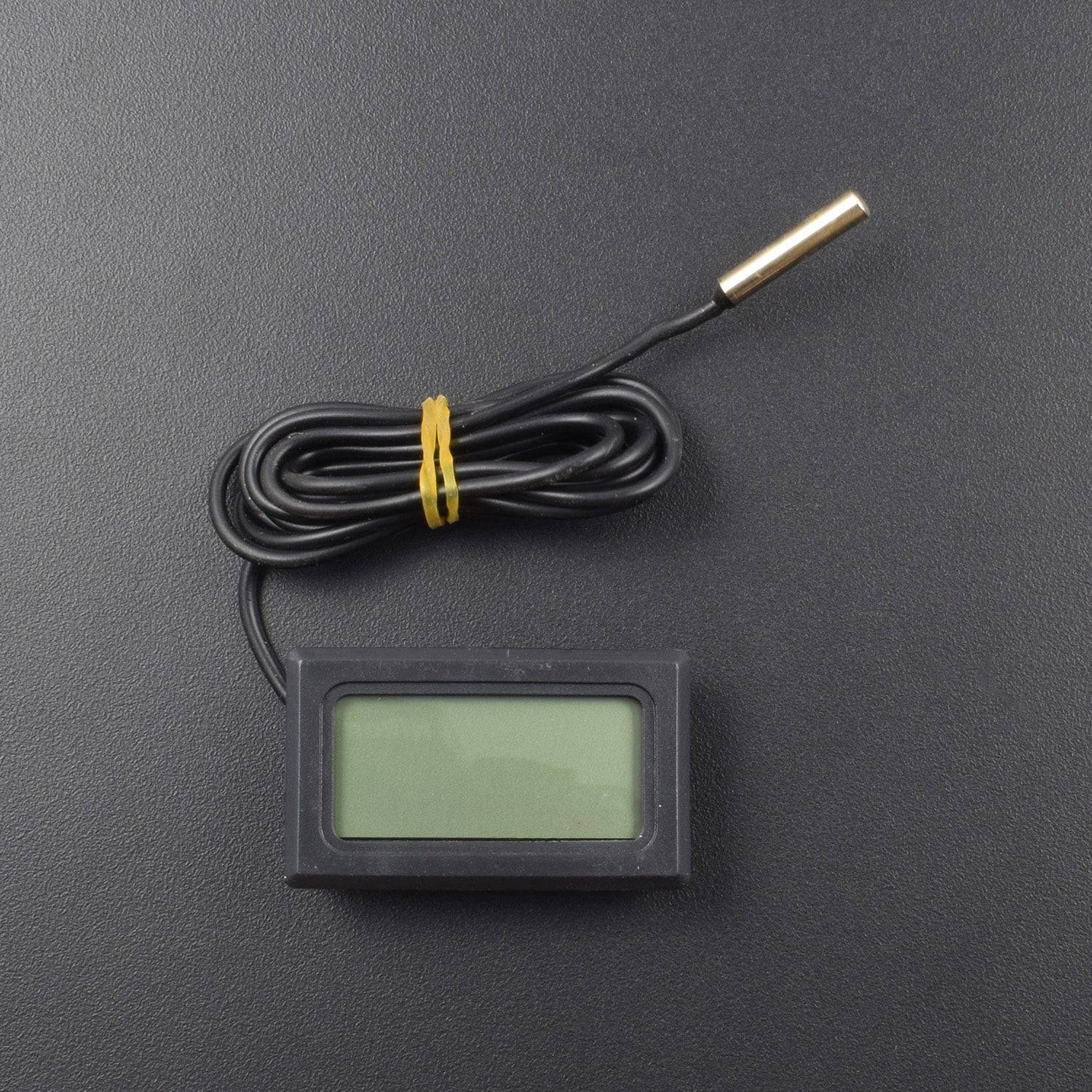 Mini LCD Digital Thermometer Sensor Wired for Room Temperature -AC116 - REES52