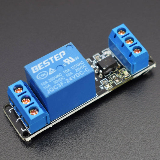 DC 24V 1 Channel Relay Module 30A With Optocoupler Isolation Support High-level Low-level Triggered - NA188 - REES52