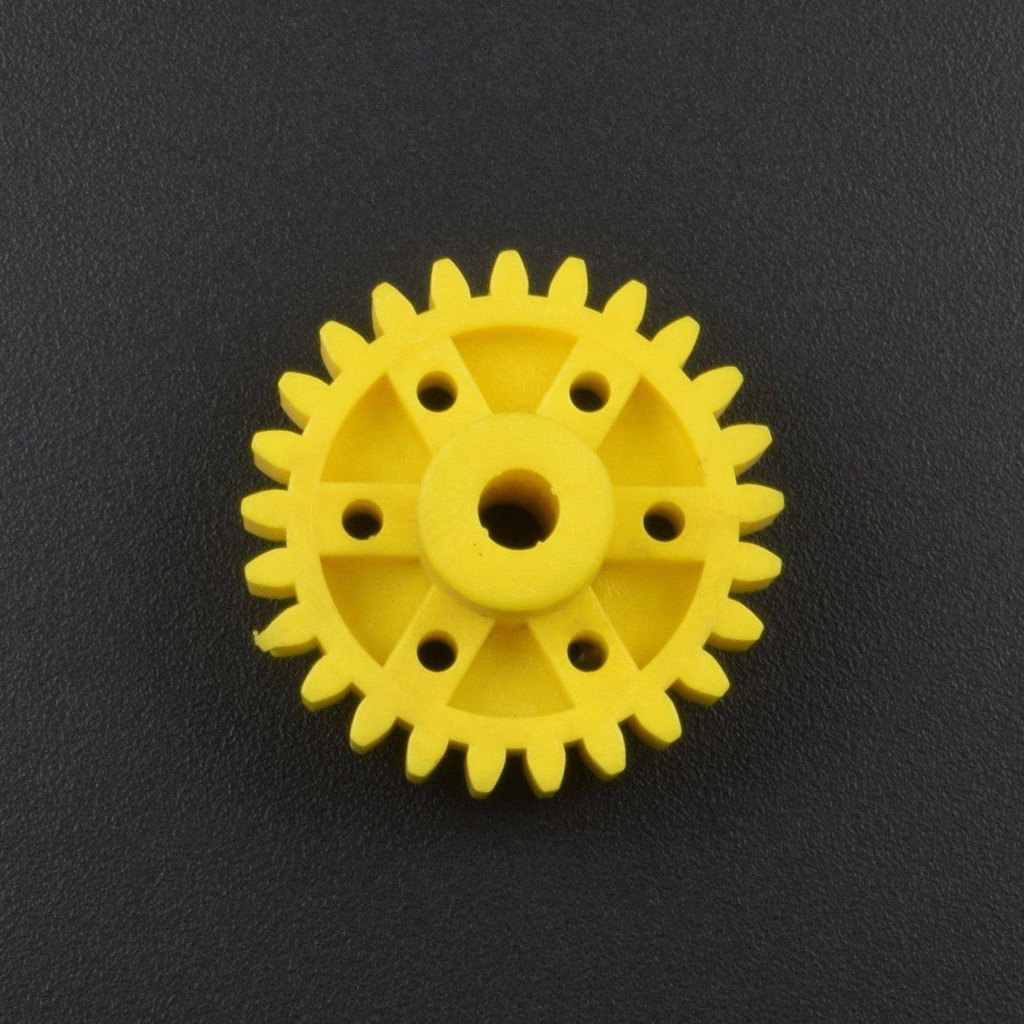 Plastic Spur Gear - Yellow - 6mm Circular Shaft - 25T -RK029 - REES52