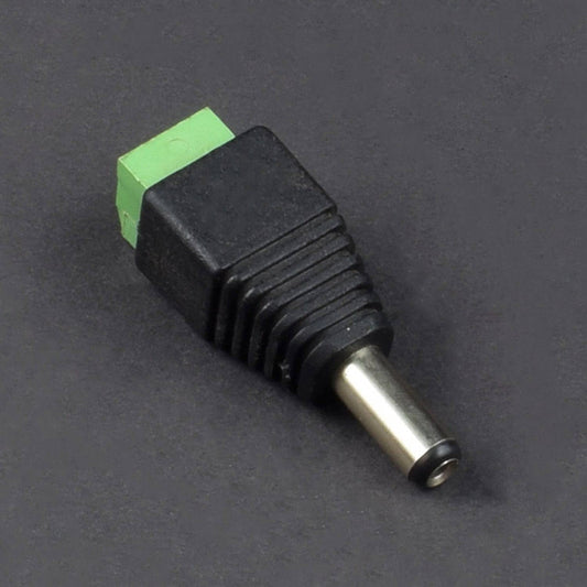 2.1mm x 5.5mm Male DC Power Plug Terminal Adapter Connector for CCTV Camera - RS187 - REES52