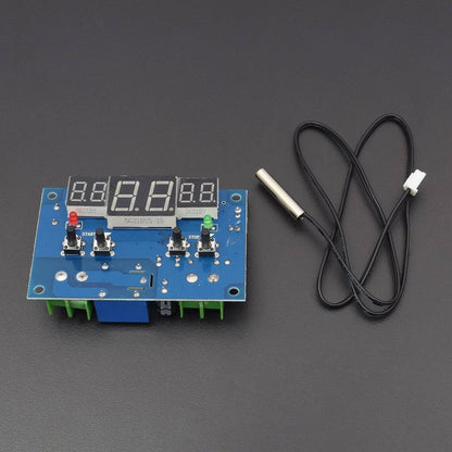 DC 12V 10A Intelligent Digital Display Thermostat Temperature Controller switch Blue  - NA265 - REES52