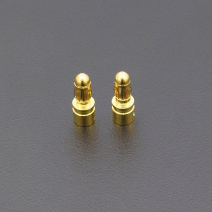 RC Products 3.5mm Male Gold Plated Bullet Connectors Plug (Pack of 2)  - RS298 - REES52