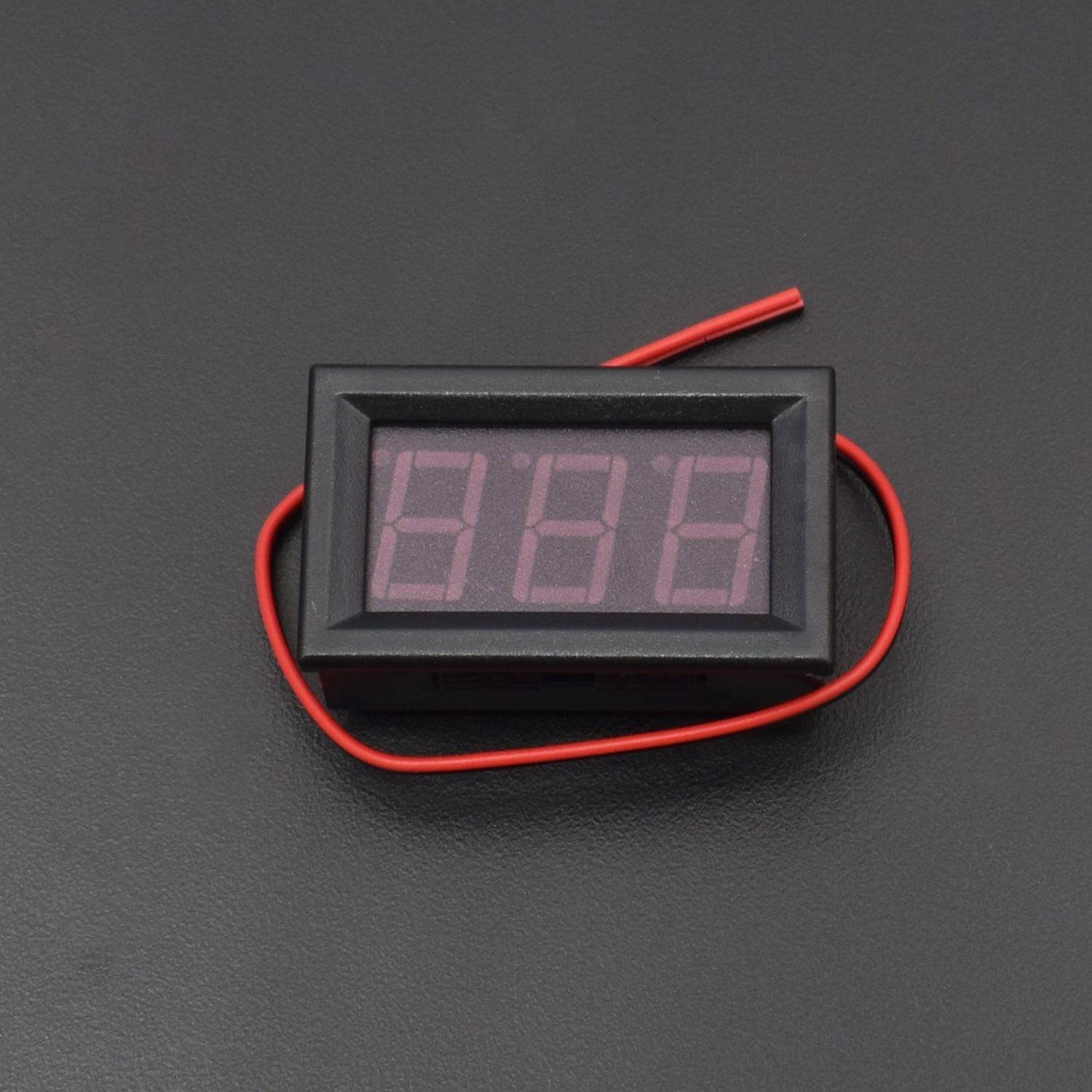 3 Wires Blue DC 0-30 V LED Panel Digital Display Voltage Meter Voltmeter - RS448 - REES52