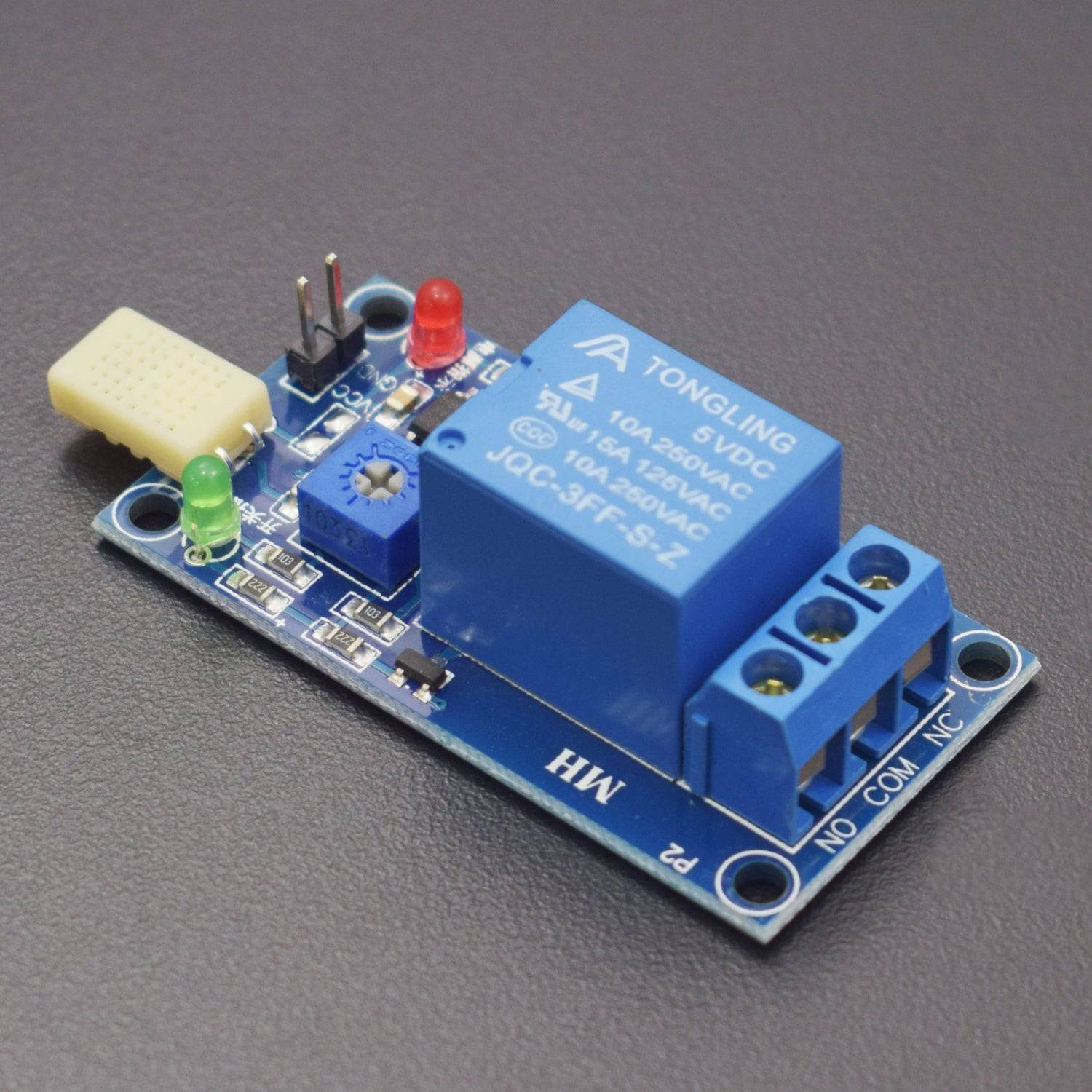 XD-75 Humidity Sensitive Switch Relay Module Humidity Regulator Controller HR202 Sensor DC 5V - RS1450 - REES52