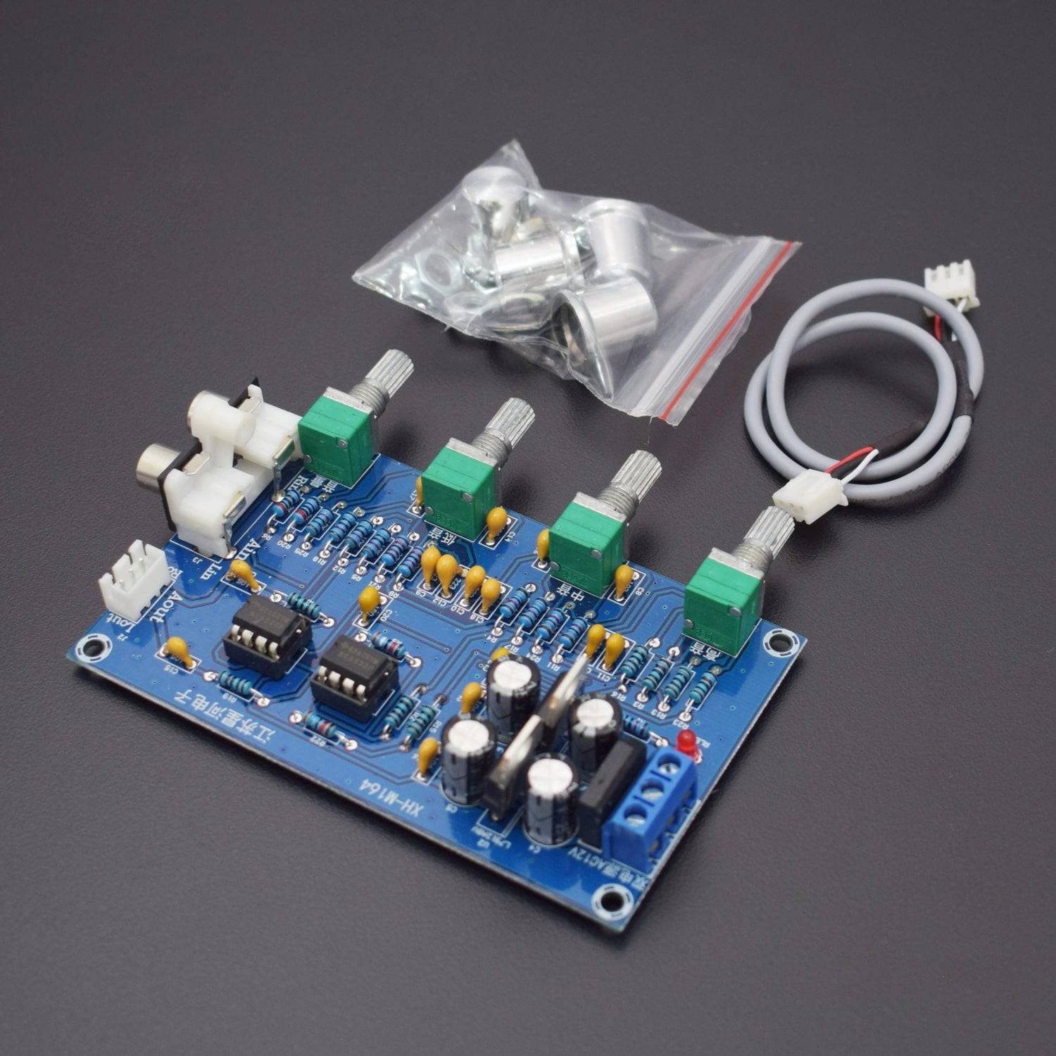 NE5532 Stereo Pre-amp Preamplifier Tone Board Audio 4 Channels Amplifier Board - RS1211 - REES52