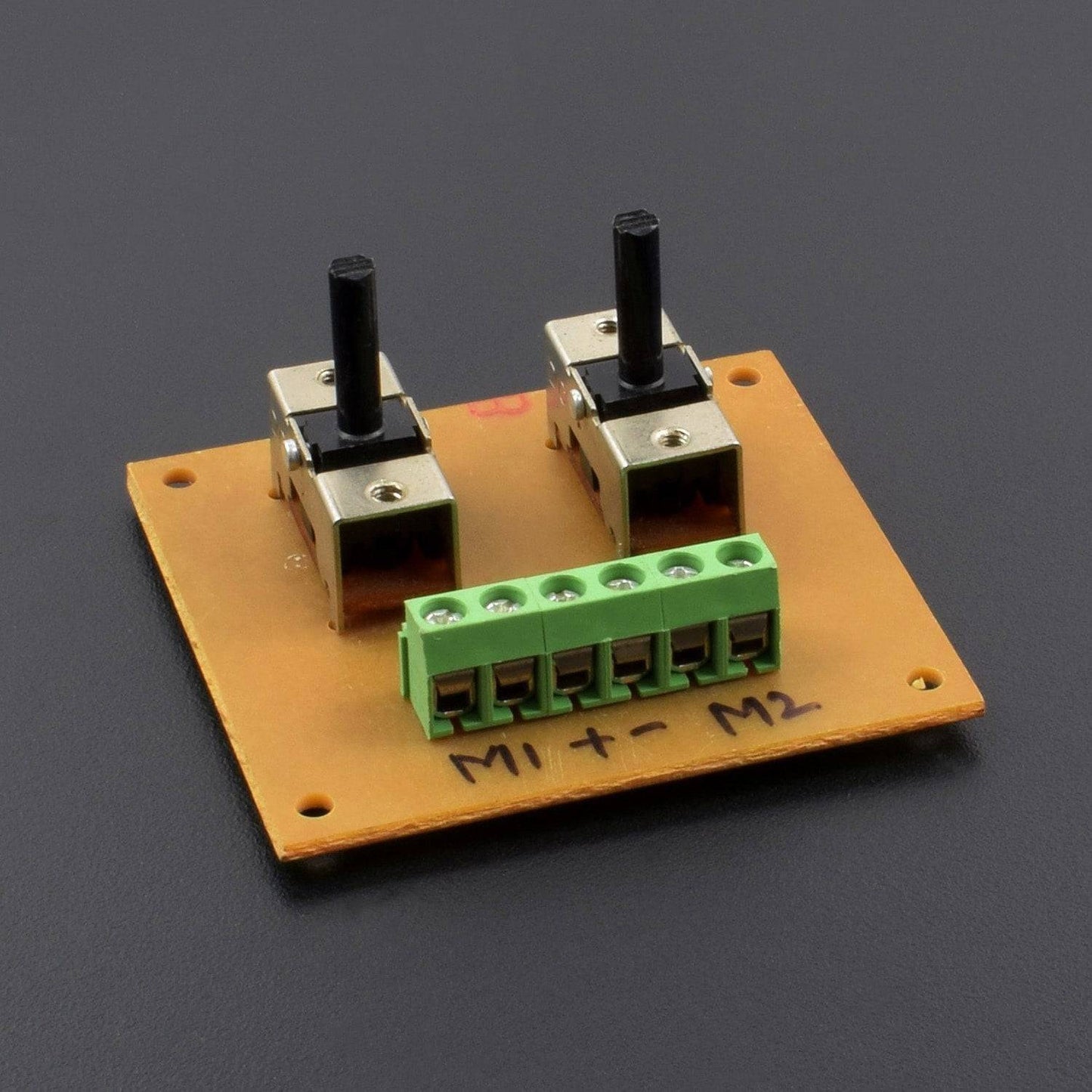 DPDT Switch  Center Off Spring Loaded  PCB Mount Module - ML028 - REES52