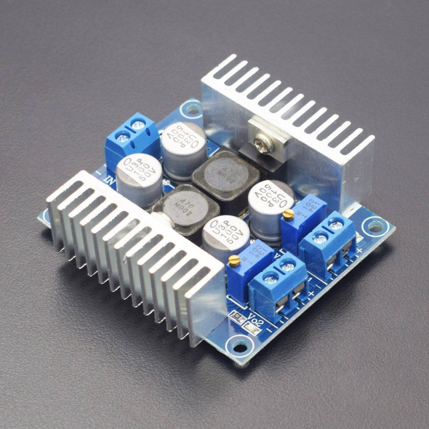 Dual Output Adjustable Buck Converter, LM2596 DC 5V-40V to DC 1.25V-35V Power Supply Module 3A Voltage Step Down- RS1834 - REES52