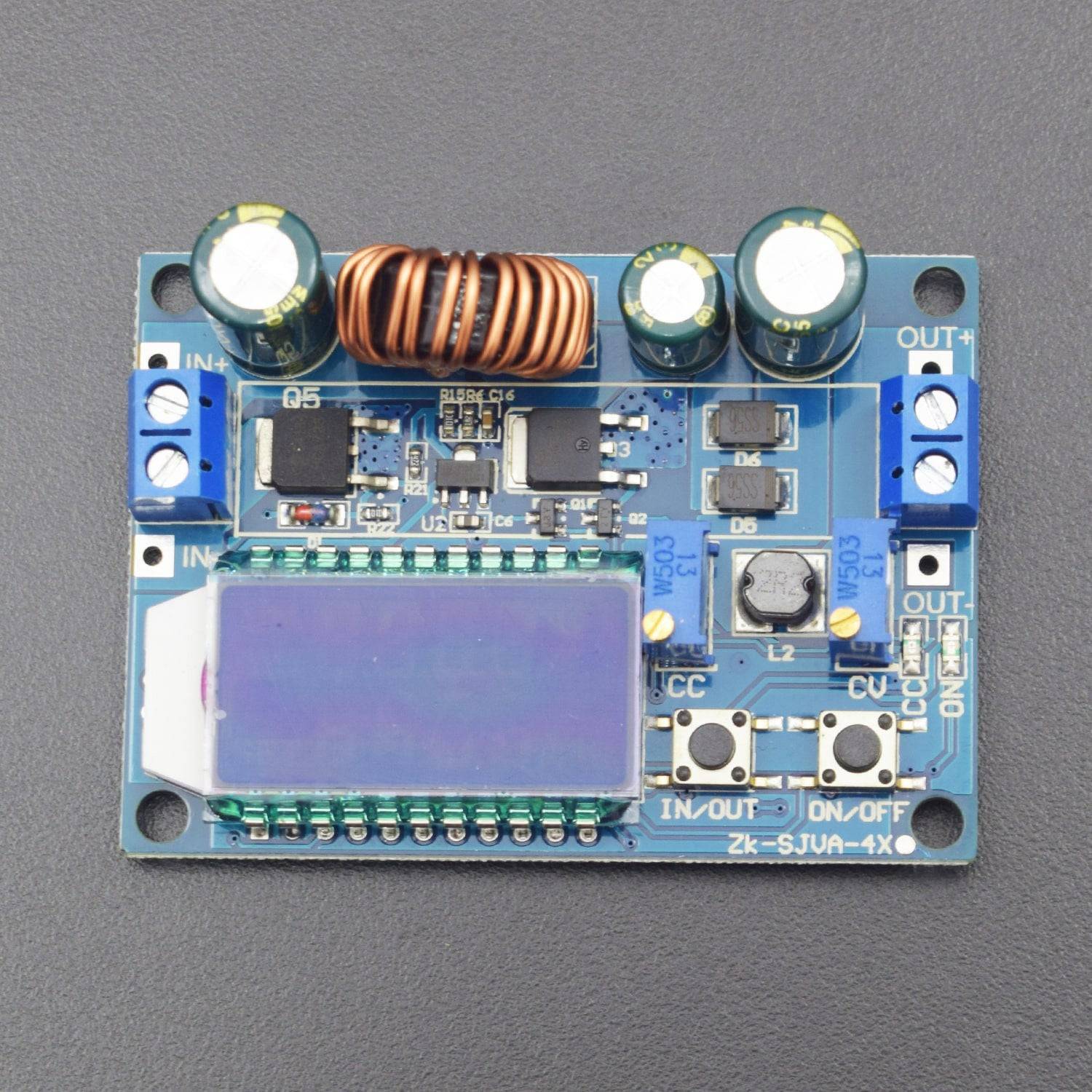 Buck Boost Converter Display, Buck-Boost Board, Adjustable Constant Current Voltage Step UP Down Voltage Regulator - RS1863 - REES52