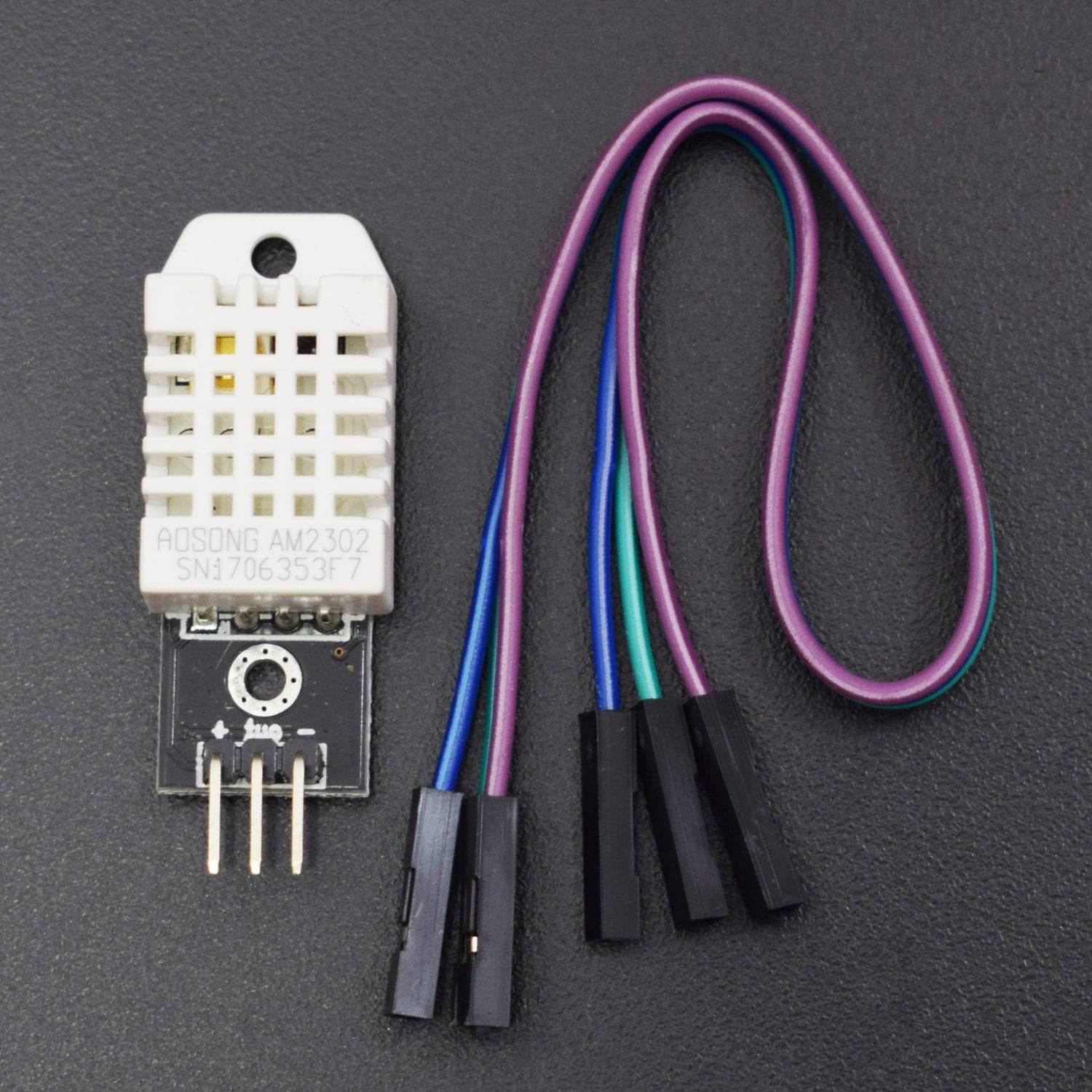 DHT22/AM2302 Digital Temperature And Humidity Sensor Module With Jumper Cables for Arduino - RS435 - REES52