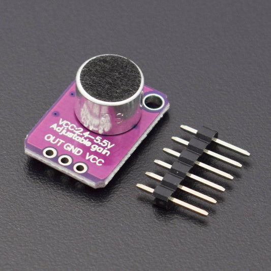 MAX4466 Electret Microphone Amplifier Adjustable Gain for Arduino - RS1040 - REES52