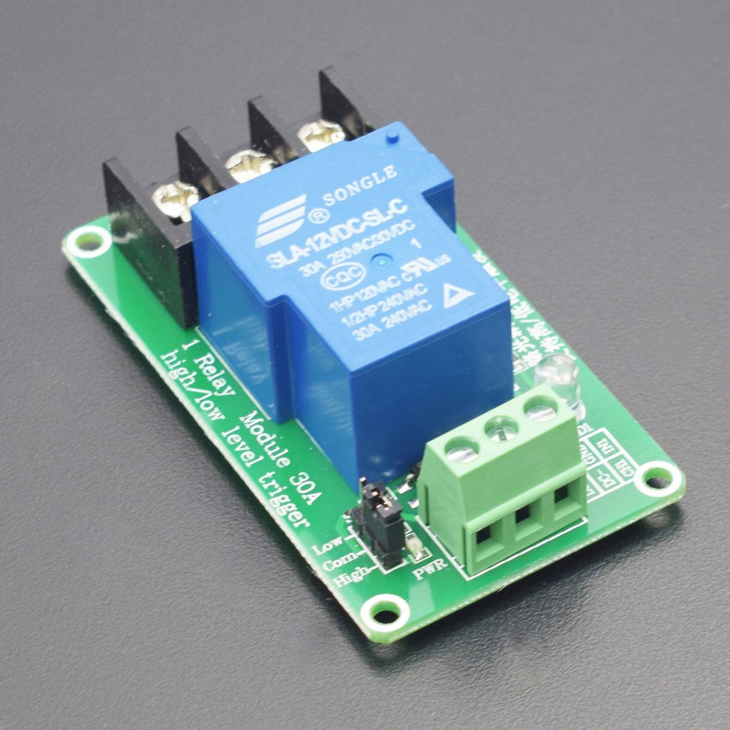 One Channel 30A Relay Module Optocoupler Isolation 12V High/Low Level Trigger For PLC Automation Equipment Control- RS1825 - REES52