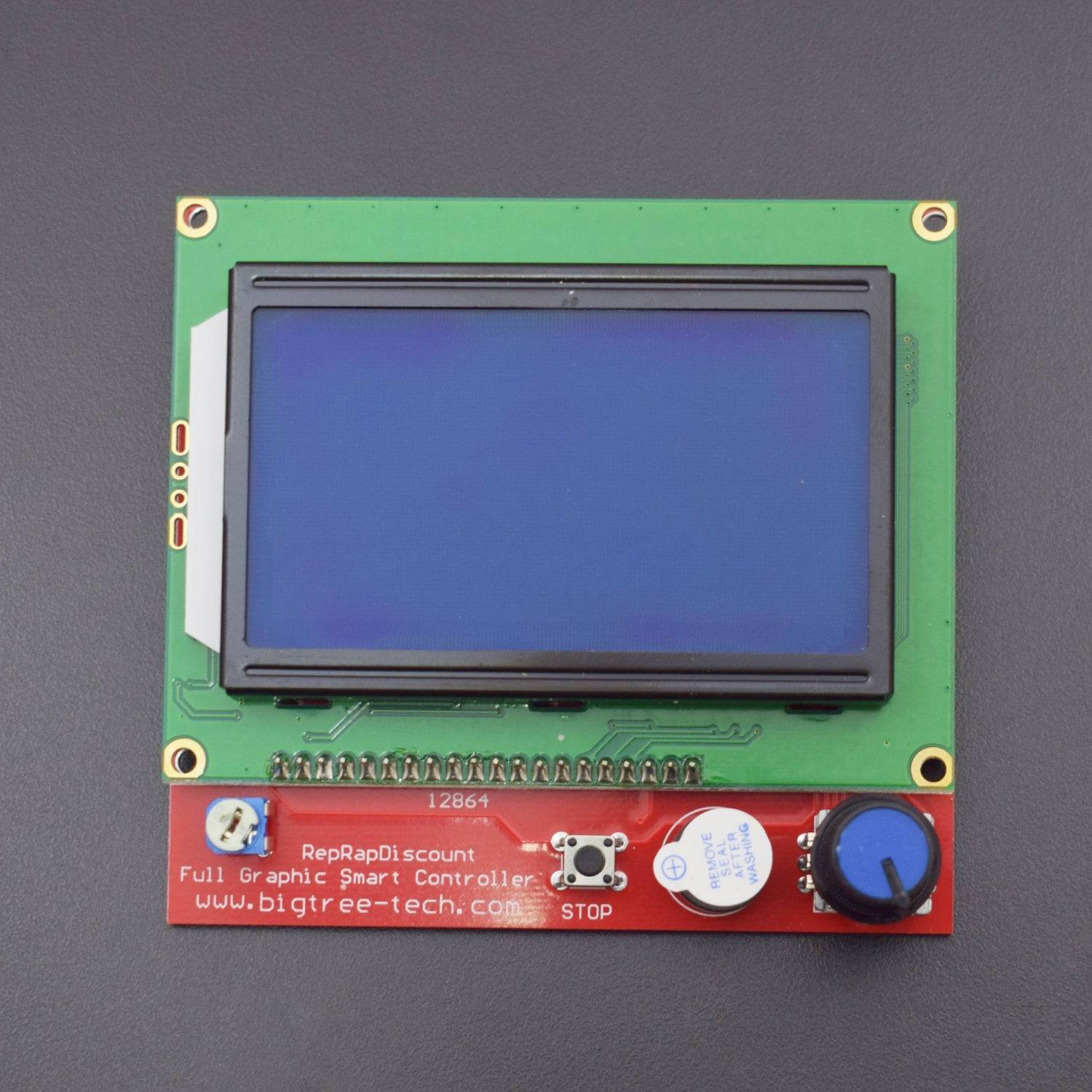 Reland Sun LCD12864 Grafik-Display Modul – 5V, 128x64 Pixel, Weiß/blau/gelb-grün, Für Arduino & Mehr