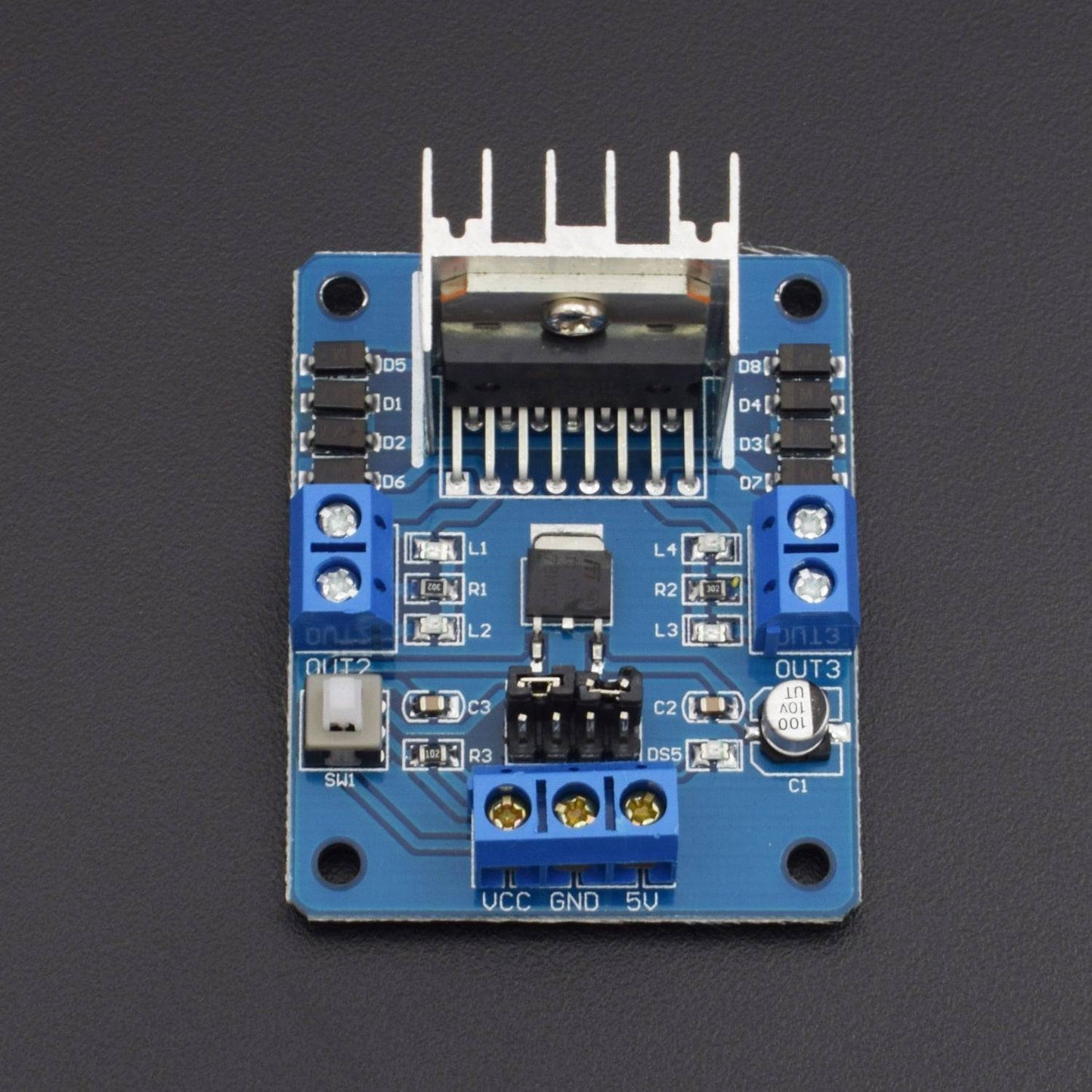 L298N Dual H Bridge Stepper Motor Driver Controller Board Module for Arduino UNO MEGA R3 Mega2560 Duemilanove Nano Robot - RS706 - REES52