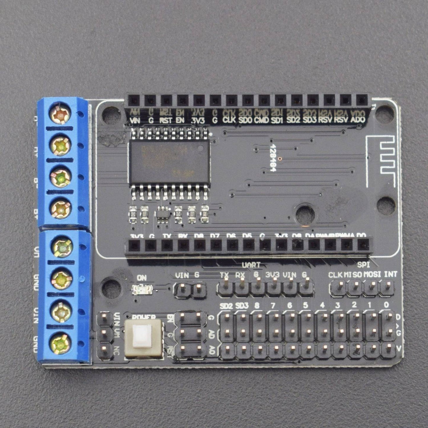 NodeMCU Motor Shield Board L293D for ESP-12E from ESP8266 ESP 12E Kit DIY RC Toy wi-fi RC Smart Car Remote Control - RS1399 - REES52