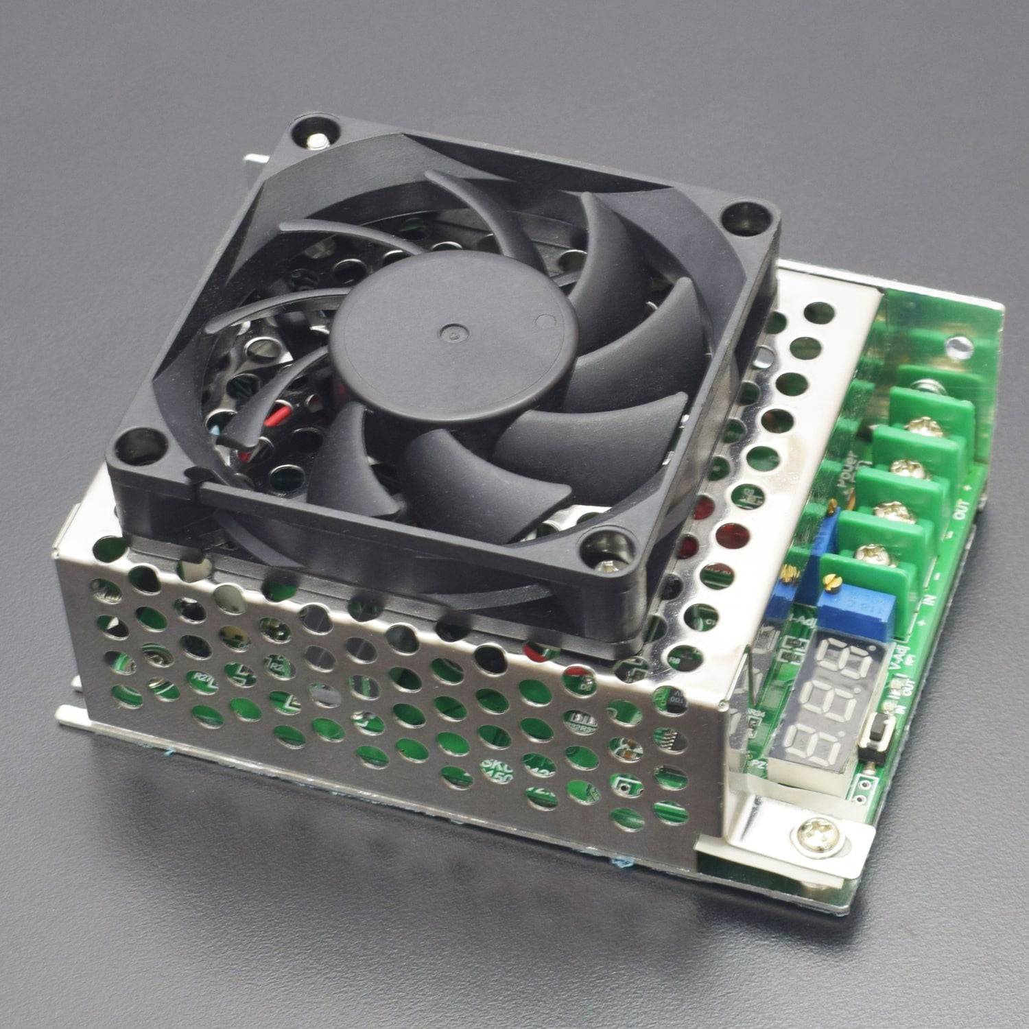 DC-DC Boost Converter 12-60V to 13-80V 10A 600W Step Up Charger Power Module with Fan - RS1856 - REES52