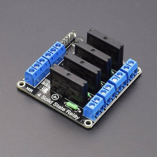 5V 4-Channel Solid State Relay Board, Solid State Relay Modul, High and Low Level Trigger - NA169 - REES52