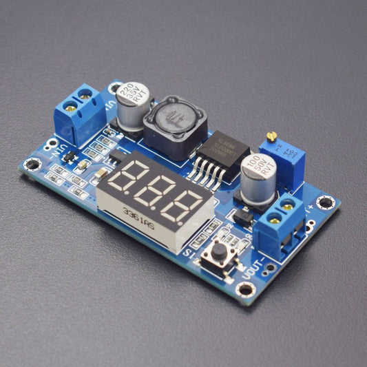 XL6009 Digital Step Up Power Supply Module Adjustable 4.5-32V to 5-52V Step-up Voltage Regulator With Display - RS1455 - REES52