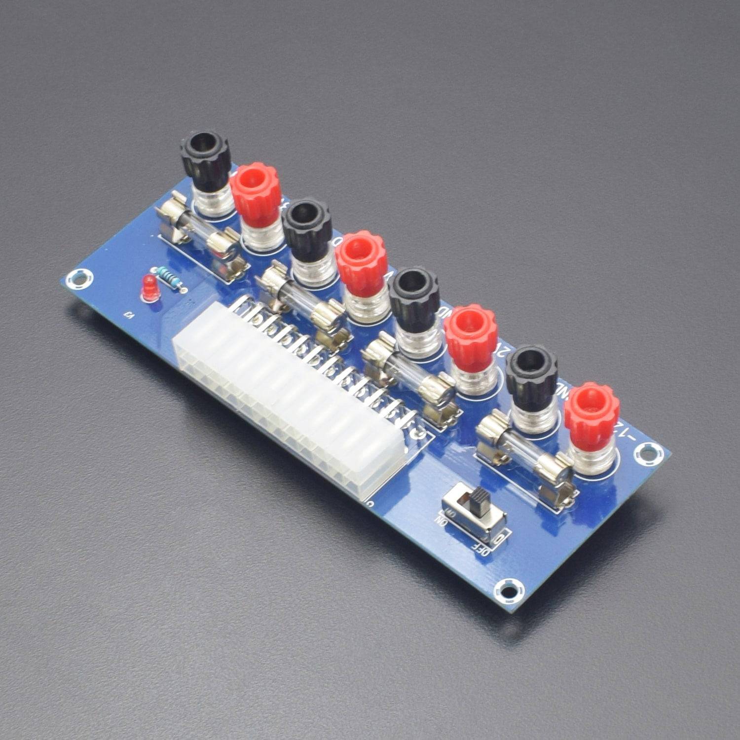 XH-M229 Desktop Power Board 24 Pin Computer ATX Power Supply Breakout Adapter Module 12V 5V 3.3V - RS1824 - REES52