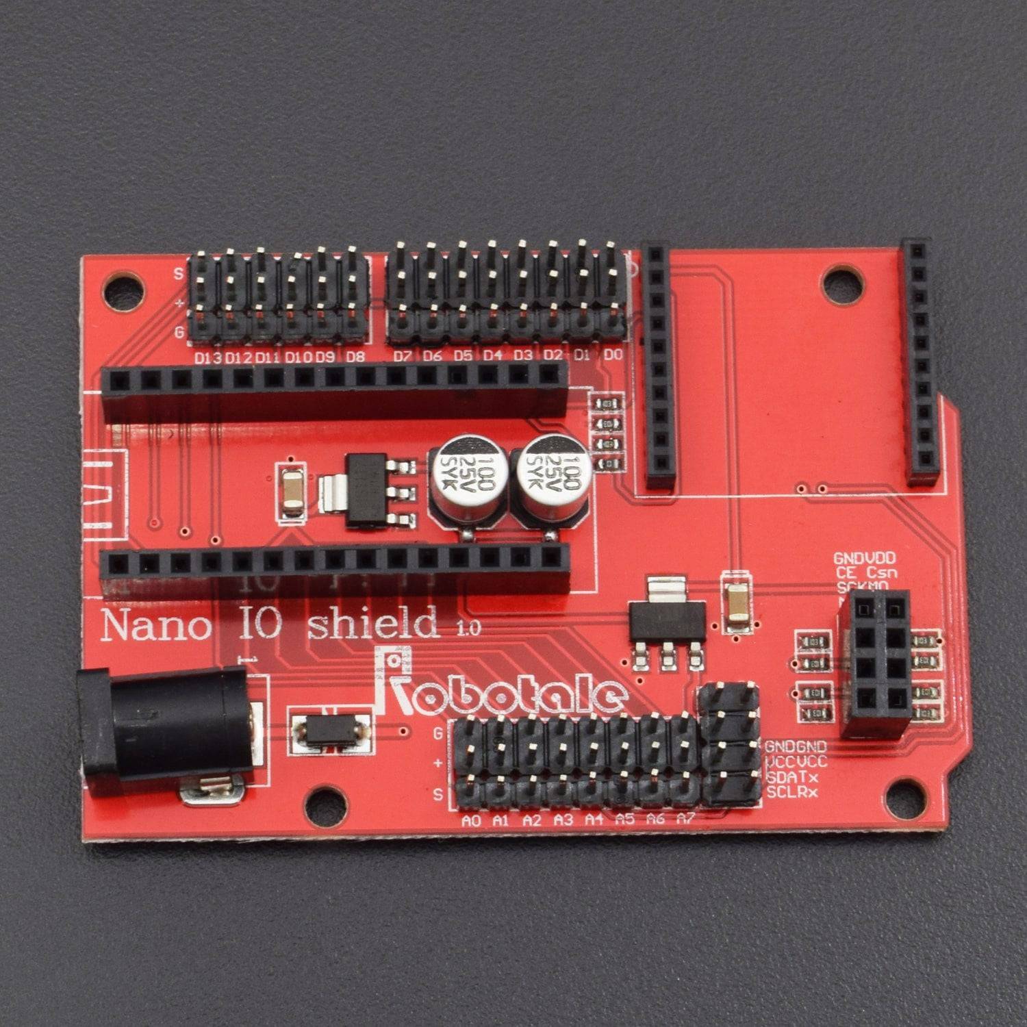 Nano 328P IO Shield Expansion Board For Arduino – REES52