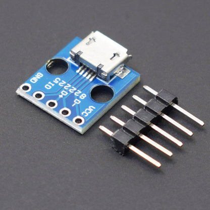 Micro USB to DIP 5-Pin Pinboard 2.54mm Power Adapter Board 5V Breakout Converter Module for DIY - AA167 ( RS3633 ) - REES52