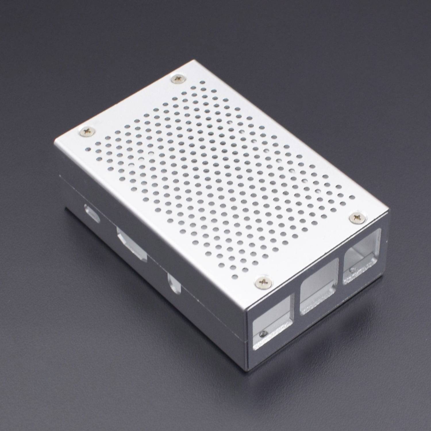 Raspberry Pi 3 Model B+ Case Aluminum Case Silver Case Compatible with Raspberry Pi 3 Model B  - RS1003 - REES52