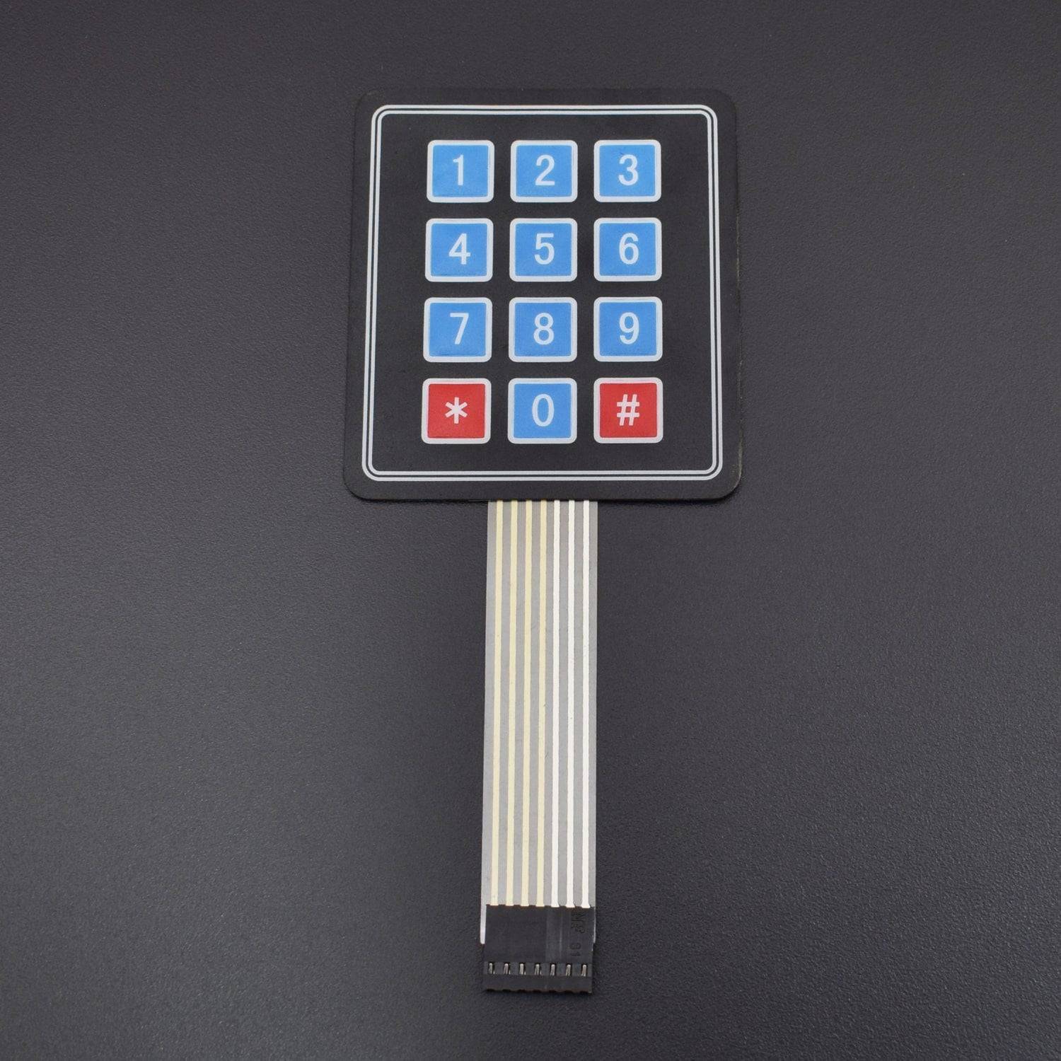 4 x 3 Matrix Array 12 Key Membrane Switch Keypad Keyboard for Arduino AVR PIC - RS1184 - REES52