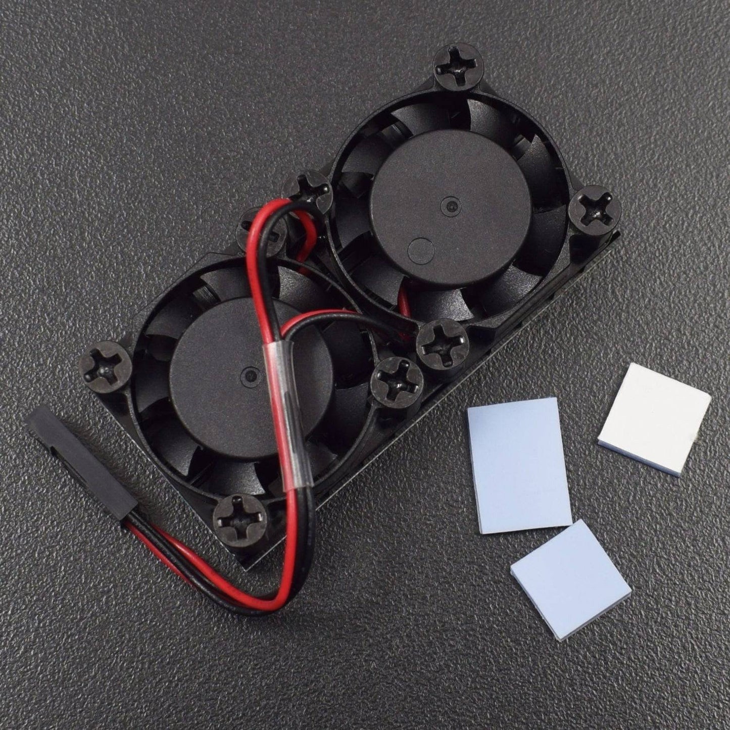 Raspberry Pi 4 Dual Fan With Heatsink Cooling System Double Cooling Fan Cooler Radiator Suitable For Raspberry - RS2329 - REES52