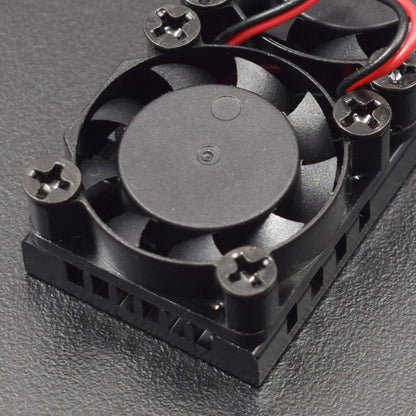 Raspberry Pi 4 Dual Fan With Heatsink Cooling System Double Cooling Fan Cooler Radiator Suitable For Raspberry - RS2329 - REES52