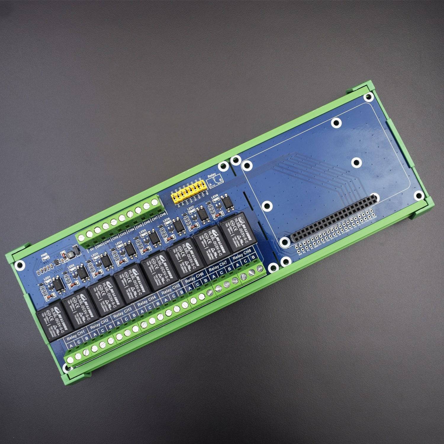 Raspberry Pi Expansion Board 8 Channel Relay Expansion Board 5V Power ...