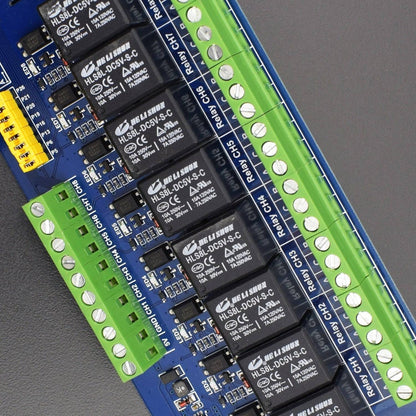 Raspberry Pi Expansion Board 8 Channel Relay Expansion Board 5V Power Supply For Raspberry Pi Control High Voltage - RS2372 - REES52