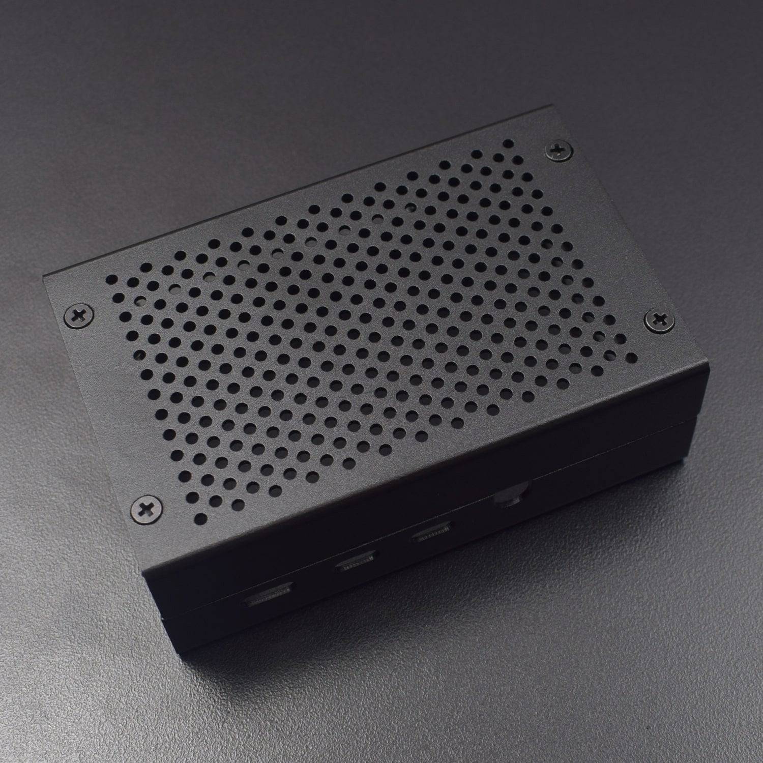 Raspberry Pi Aluminum Black Case Metal Enclosure – REES52