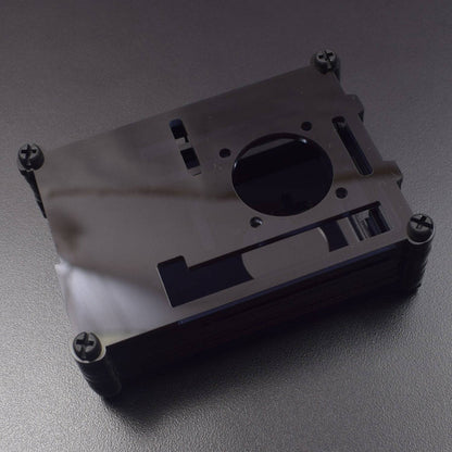 Raspberry Pi 4 7-Layer Acrylic Case Black (Type - A) - RS2305 - REES52