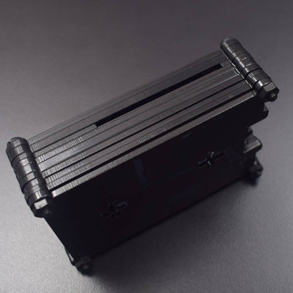 Raspberry Pi 4 7-Layer Acrylic Case Black (Type - A) - RS2305 - REES52