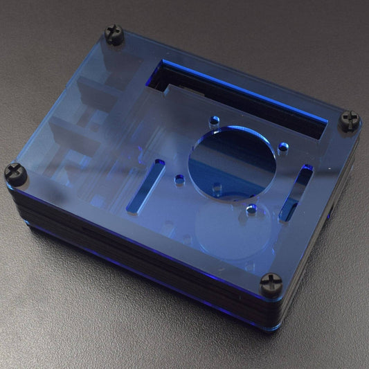 Raspberry Pi 4 7-Layer Acrylic Case Blue - RS2312 - REES52